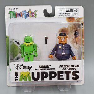 Muppets Minimates Kermit as Constantine & Fozzie Bear on Patrol Figures Mini Fig